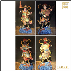 寺廟鑄銅四大(dà)天王佛像廠家