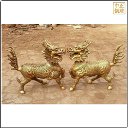 小(xiǎo)型銅麒麟定制