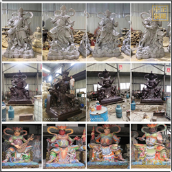 大(dà)型鑄銅四大(dà)天王神像