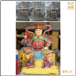 鑄銅大(dà)型四大(dà)天王發現雕塑