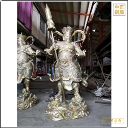 寺廟多種造型鑄銅四大(dà)天王佛像